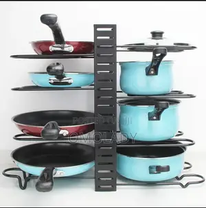 Pot Rack Organizer 8-Layer