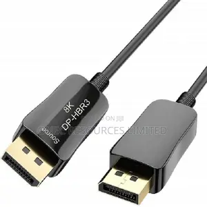 High Speed Dp to Dp Fiber Optic Cable 20m Ultra Hd