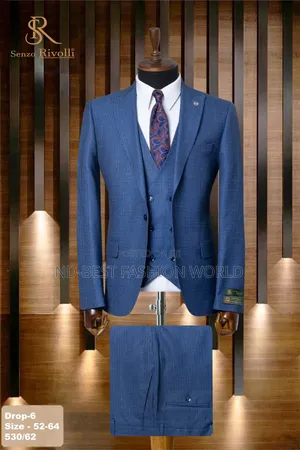 Blue Quality Men's Suits