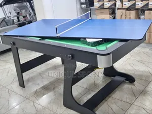 2 in 1 6feet Foldable and Moveable Snooker and Table Tennis