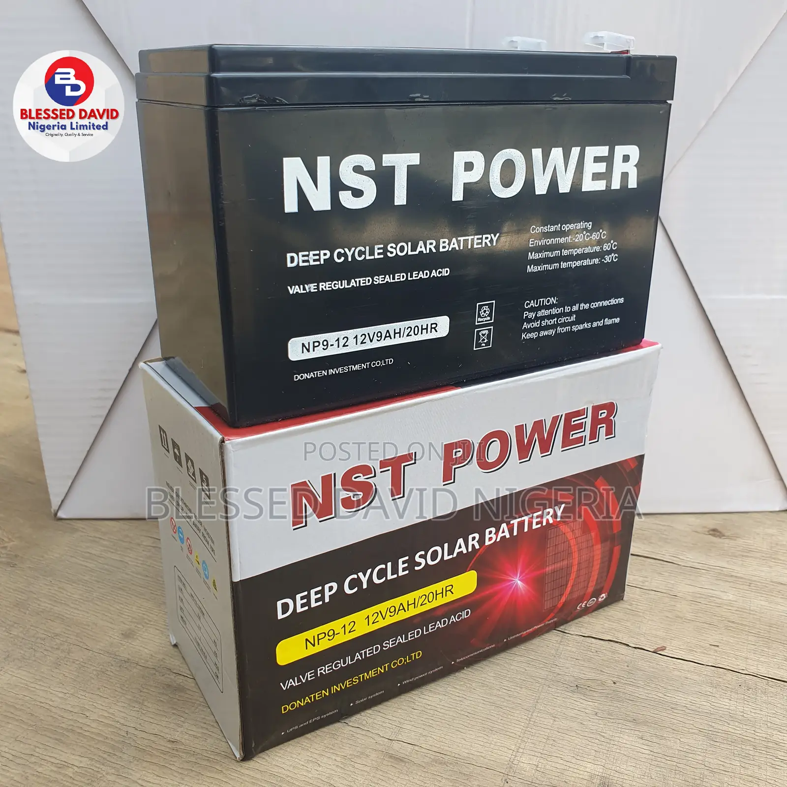 NST Power Deep Cycle 12v 9ah Repacement Battery