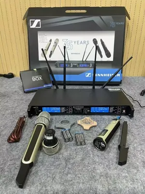 Sennheiser Skm9000 75 Year Dual Handheld Wireless Microphone