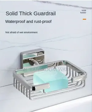 Stainless Steel Soap Holder With Drain