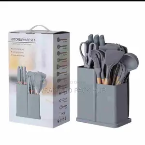 Silicone Spoon Set With Chopping Board