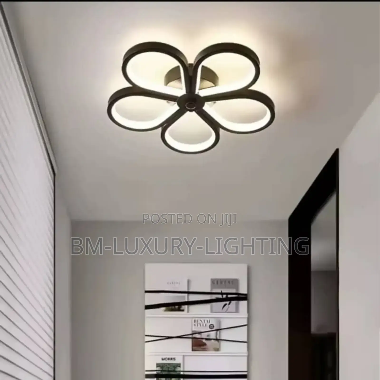 Led Simple Flush Chandelier