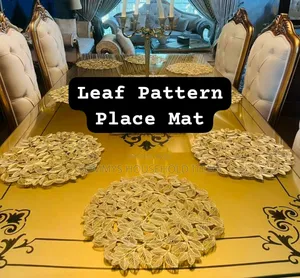 Leaf Pattern Table Mat / Place Mat (12pcs)