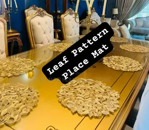 Leaf Pattern Table Mat / Place Mat (12pcs)