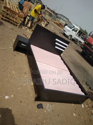 Bed Frame 4.5 by 6 With 1 Bed Side