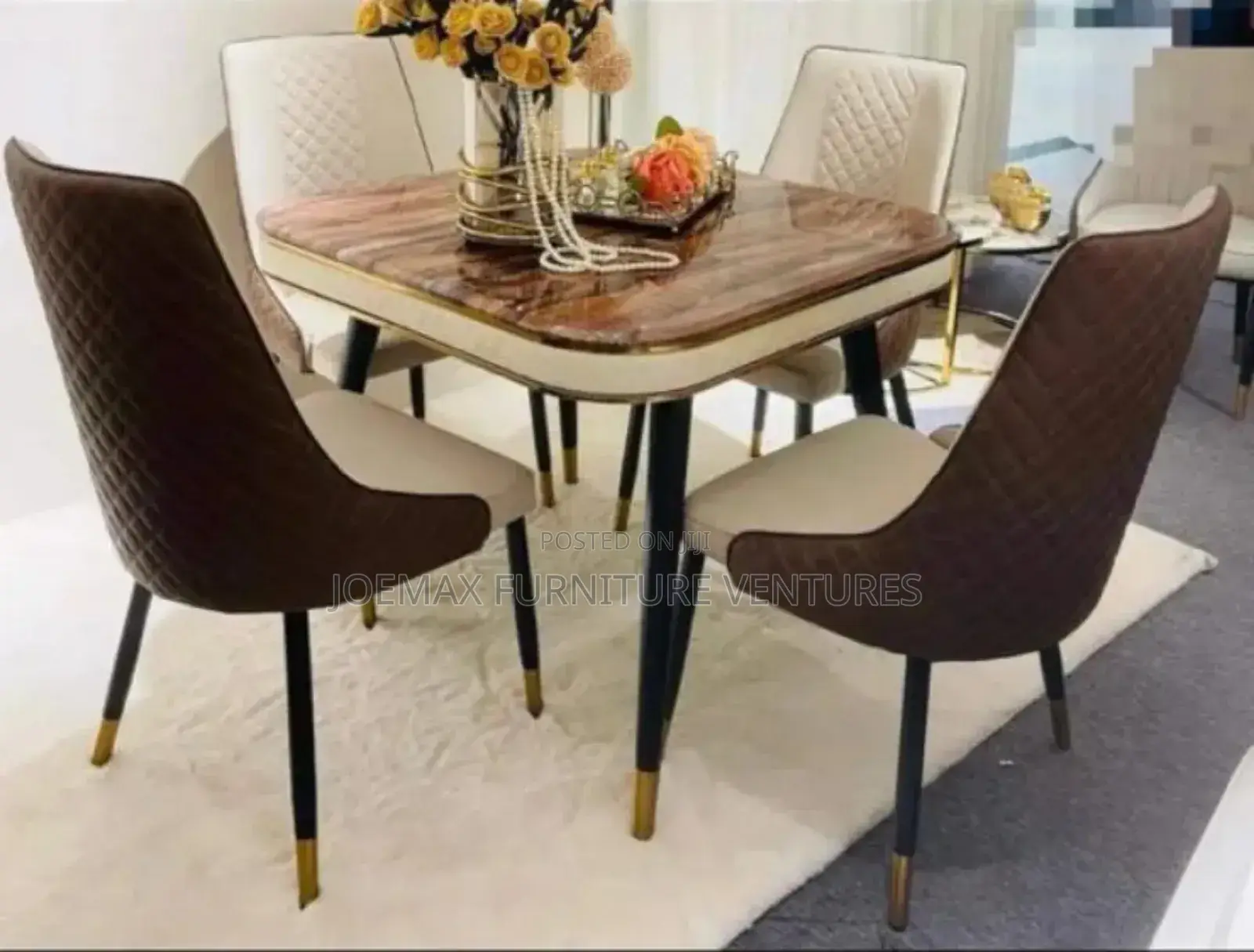 Marble Dining Table 4 Seaters