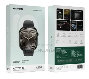 Green Lion Active 49 - 49mm Smart Watch - Black