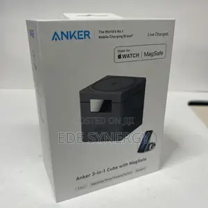 Anker 3 in 1 Cube With Magsafe, Gray