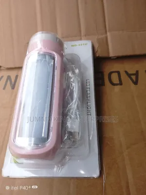 Kamisafe Rechargeable Torchlight With Side Light-(Usb Charg