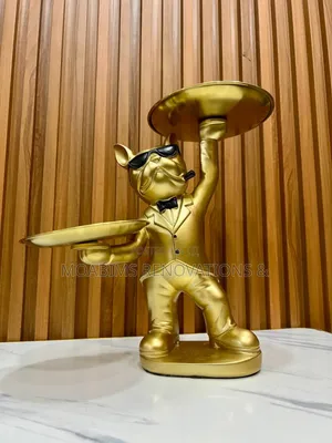 Double Butler Decor.Available in Gold White