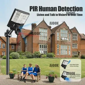 Solar Light With CCTV Camera 4g 8mp
