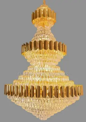 Crystal Chandelier (Gold)