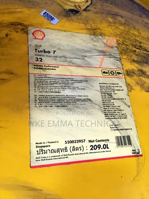Shell Turbo T-32 Turbine Oil 209 L (1 Drum)