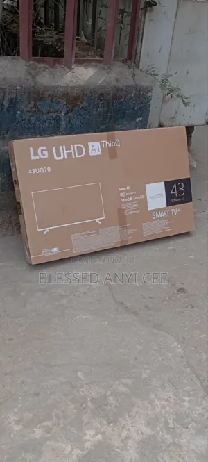 New Lg 43"Inch Android Smart Tv Flameless Netflix Youtube