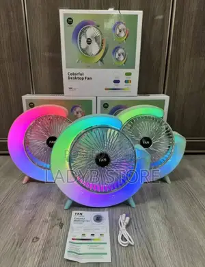 Desktop Fan With Light