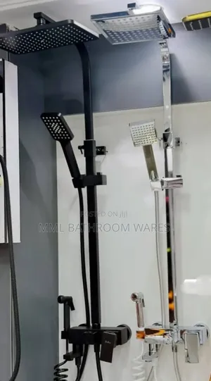 Rainfall Shower Mixers With Pressing Shower