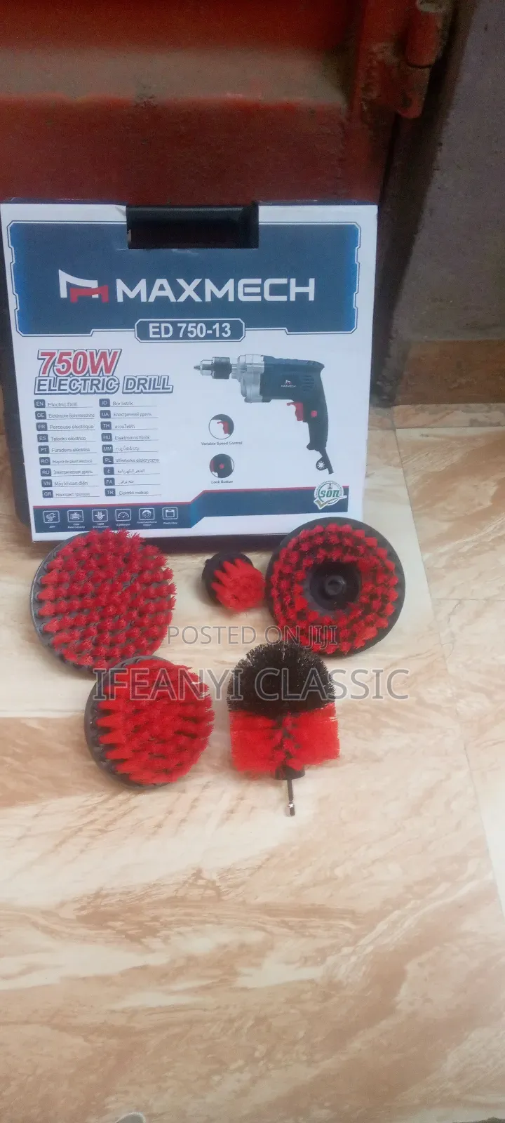 Set of Drilling Machine With Brush