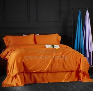 Orange Bedsheet and Duvet