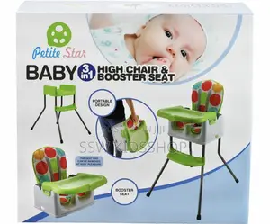 Petite Star Baby High Chair and Booster Seat