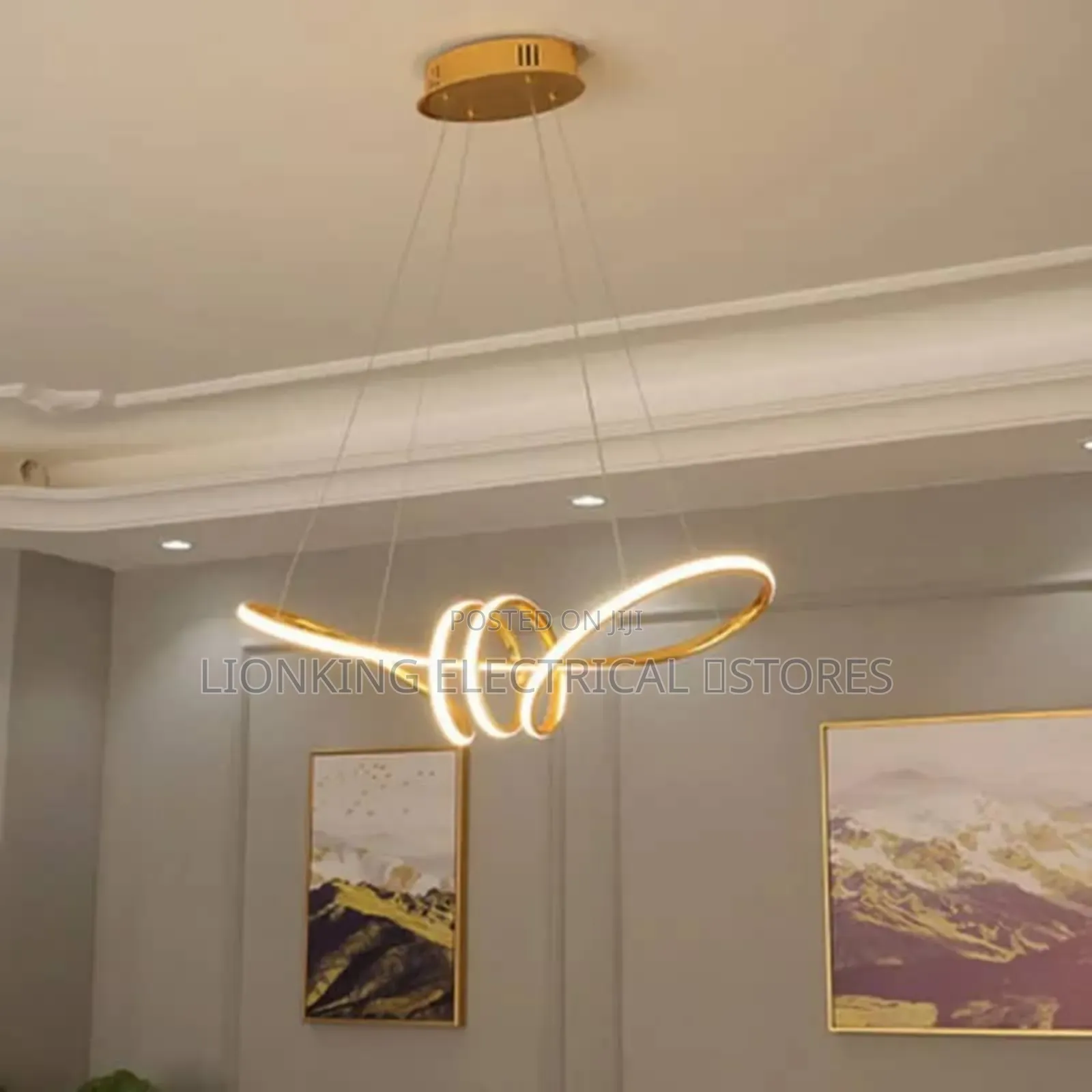 Gold Pendant Chandelier