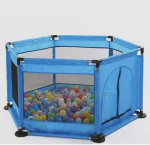 Baby Ball Pit and Play Fence Set With 50 Balls