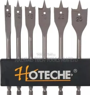 6 PCS Wood Flat Drill Bit Set