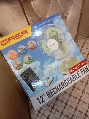 Gasa 12inches Rechargeable/Solar Fan