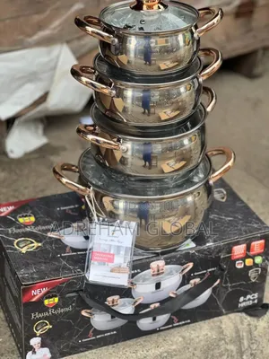 Haus Roland 8pcs Stainless Cookware Set
