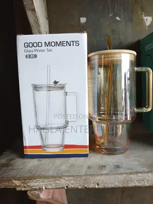 Frosted Glass Tumbler With Bamboo Lid
