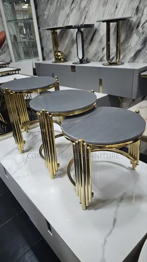Three in One Marble Centre Table