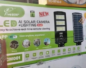 Fivestar 450w 2in1 Solar Camera+Lightening