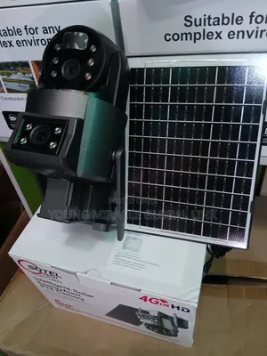 5mp Ubox Dual Lens 4g Solar Camera