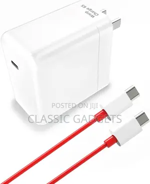 Oneplus 65w Warp Charger Adapter With Type-C Cable