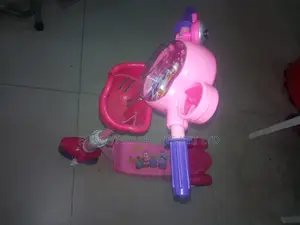 Children Riding Scooters