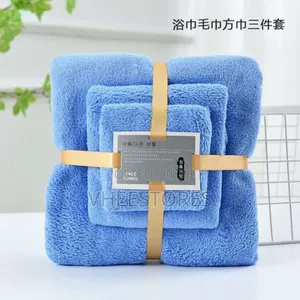 3 in 1 Coral Fleece Towel Set