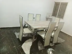Marble Dining Table With 6 Chiars