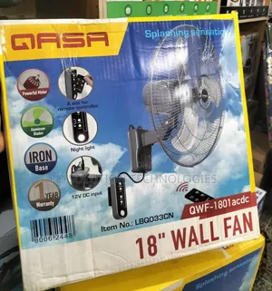 Qasa 18 Inches Ac Dc Energy Saving Wall Fan - QWF-1801