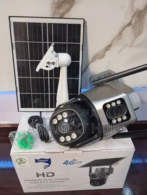 Double Lens CCTV Camera,Two-Way Audio (V380 App)