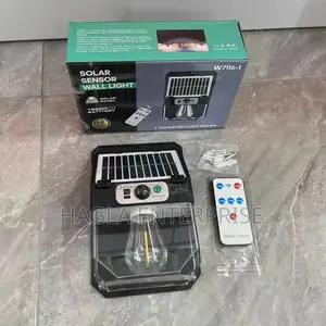 Single Wall Solar Rechargeable Sensor Light