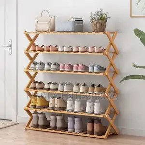 6 Layers Bamboo Shoe Rack