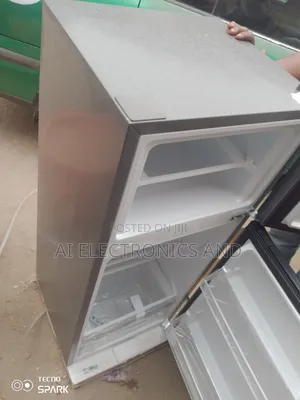Hisense Refrigerator Double Door Fridge Silver Color