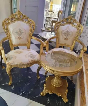 Royal Me and You Chairs With Coffee Table ( Full Set)