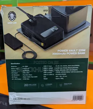 Green Lion Power Vault Power Bank 30000mah
