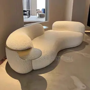 New Modern Luxury Lamb Velvet Sofa Chair