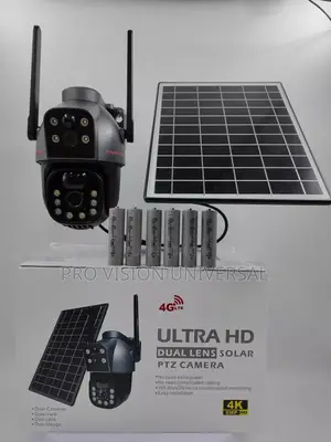 Solar Camera Ubox Dual Lens S250 6 Battery