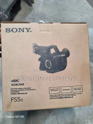 Sony PXW-Fs5 Mark Ii Super 35mm Cmos Camera With Ef 18-105mm Lens