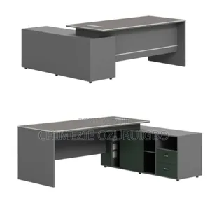 1.6 Meters Grey Office Table